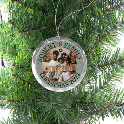 Christmas Family Photo Ornament  Thumbnail