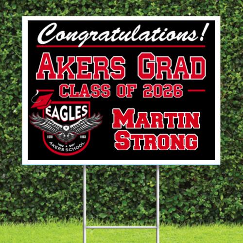 2026 Akers Grad Sign Grad Sign Thumbnail