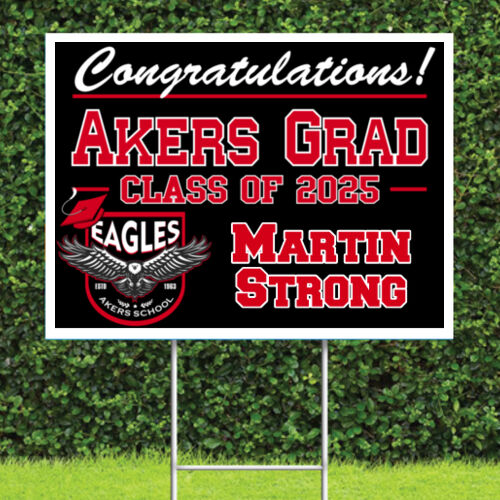 2025 Akers Grad Sign Grad Sign Thumbnail