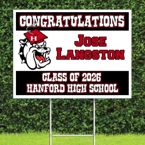 2026 Hanford High Grad Sign Thumbnail