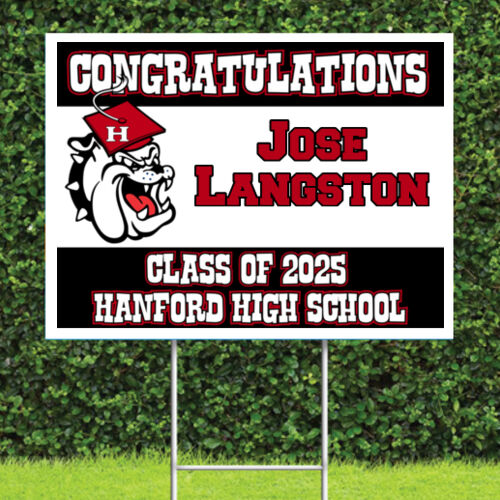 2025 Hanford High Grad Sign Thumbnail