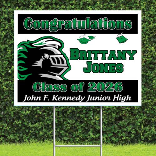 2026 JFK Junior High Grad Sign Thumbnail