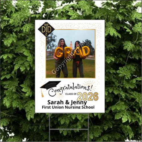 2026 Congratulations - Picture Grad Sign Thumbnail