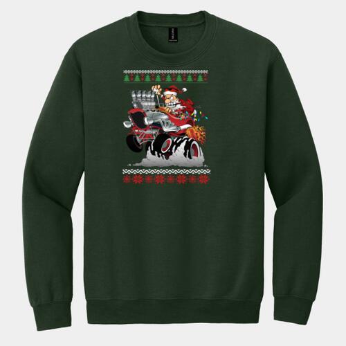 Hod Rod Santa Crew Neck Thumbnail