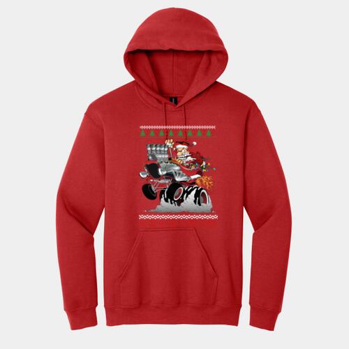 Hod Rod Santa Hoodie Thumbnail