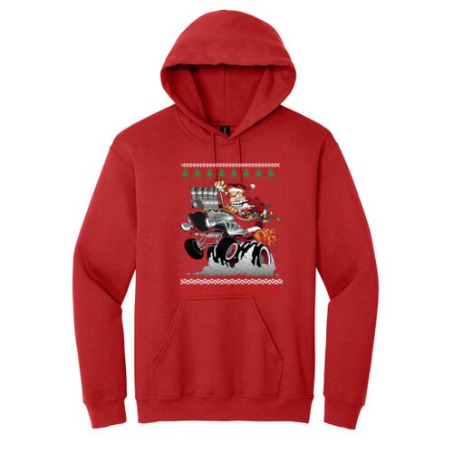 Hod Rod Santa Hoodie Thumbnail