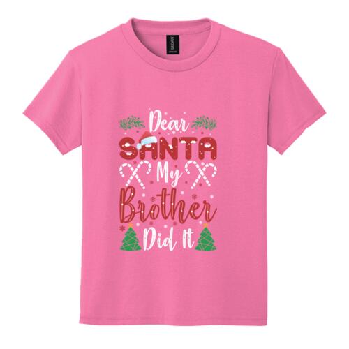 Dear Santa Youth T-Shirt Thumbnail