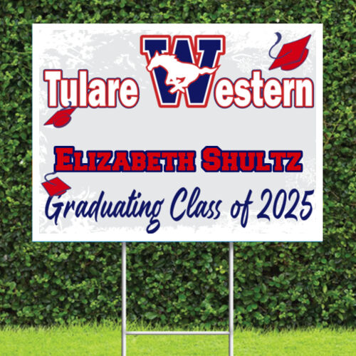 2025 Tulare Western Grad Sign Thumbnail