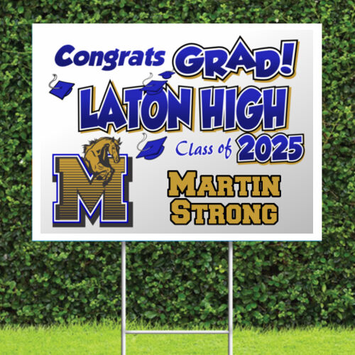 2025 Laton High Grad Sign Thumbnail