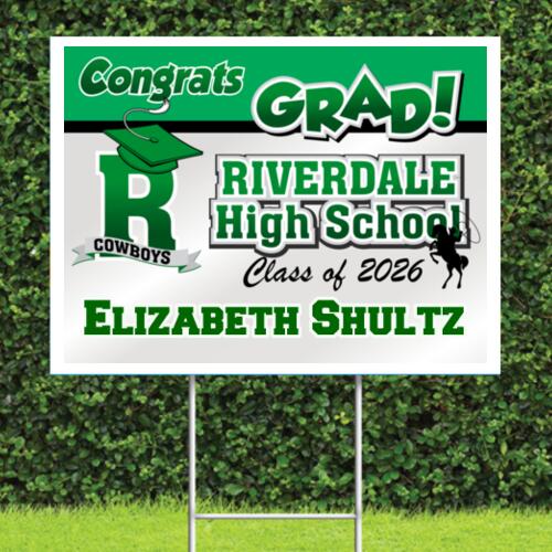 2026 Riverdale High School Grad Sign Thumbnail