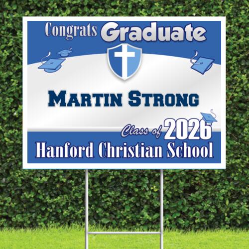 2026 Hanford Christian Grad Sign Thumbnail