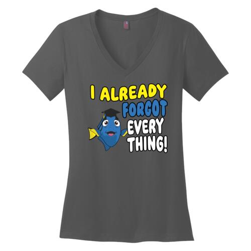 I Already Forgot Grad Ladies Tee Thumbnail
