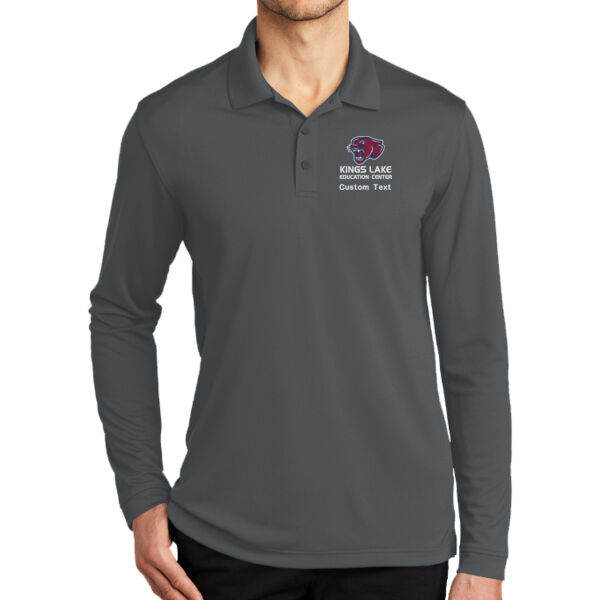 Kings Lake Unisex Polo - Dry Zone ® UV Micro Mesh Long Sleeve Polo Thumbnail