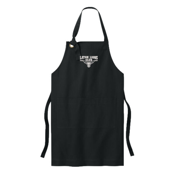 Laton Lions Club  - Signature Heavy Twill Bib Apron Thumbnail