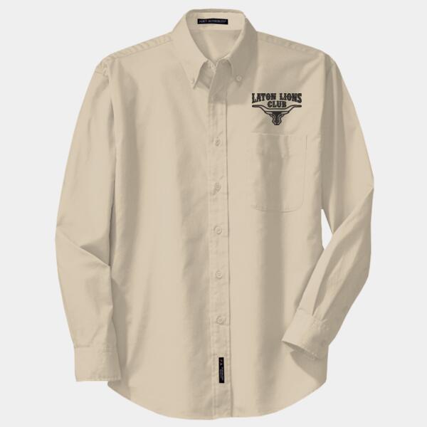 Laton Lions Club  - Tall Long Sleeve Easy Care Shirt Thumbnail