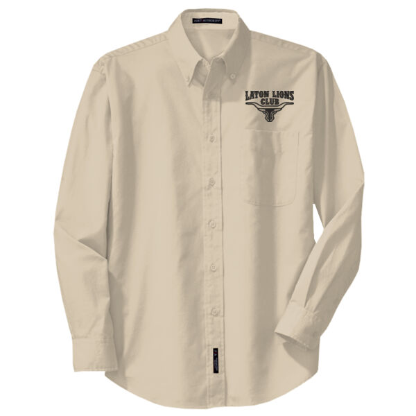 Laton Lions Club  - Tall Long Sleeve Easy Care Shirt Thumbnail