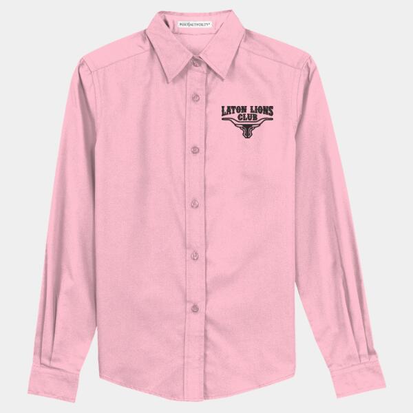 Laton Lions Club  - Women's Long Sleeve Easy Care Shirt Thumbnail