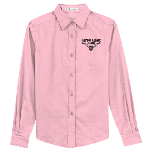 Laton Lions Club  - Women's Long Sleeve Easy Care Shirt Thumbnail