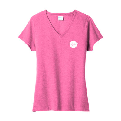 2026 Laton Rodeo  - Ladies Fan Favorite Blend V Neck Tee Thumbnail