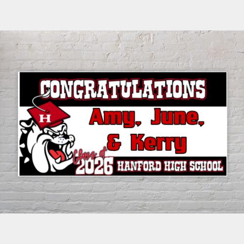 2026 Hanford High 2x4 Banner Thumbnail