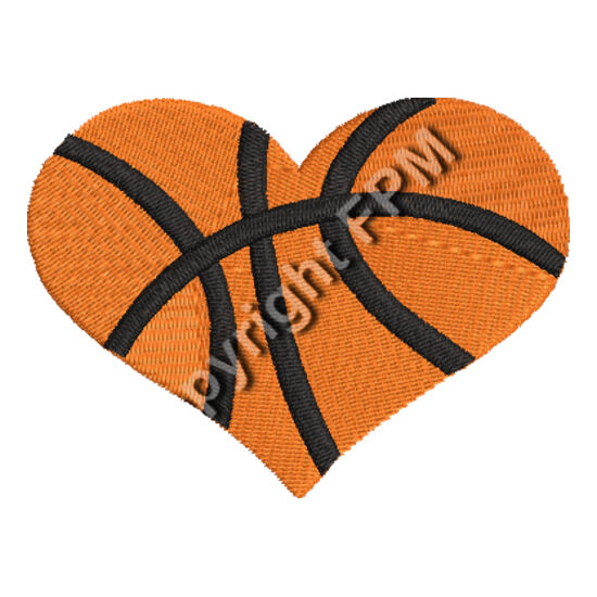 Basketball Heart_EMB3018 Thumbnail