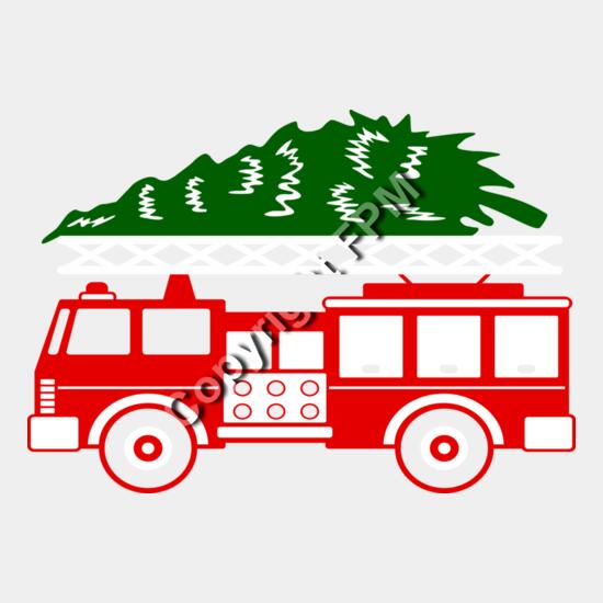 Fire Truck with Tree Thumbnail