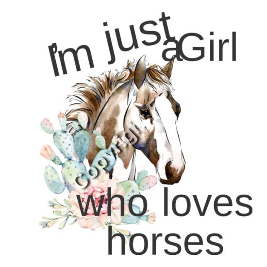 598 Girl who loves horses Thumbnail