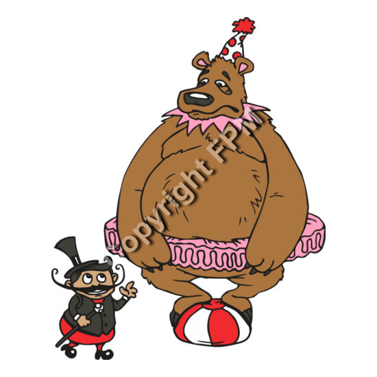 593 Circus Bear Thumbnail