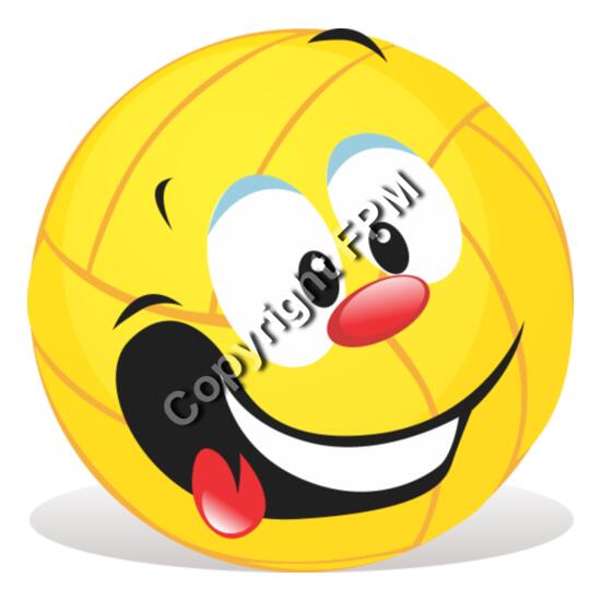 671 Cartoon Volleyball Thumbnail