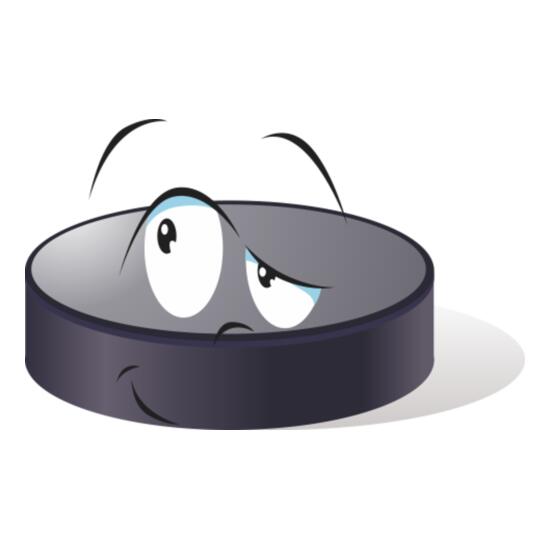 673 Cartoon Hockey Puck Thumbnail