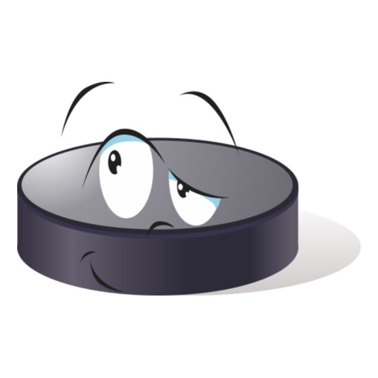 673 Cartoon Hockey Puck Thumbnail