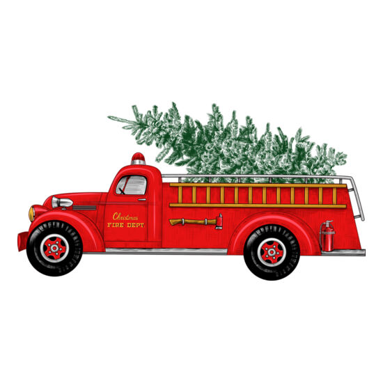 666 Christmas Fire Truck Thumbnail