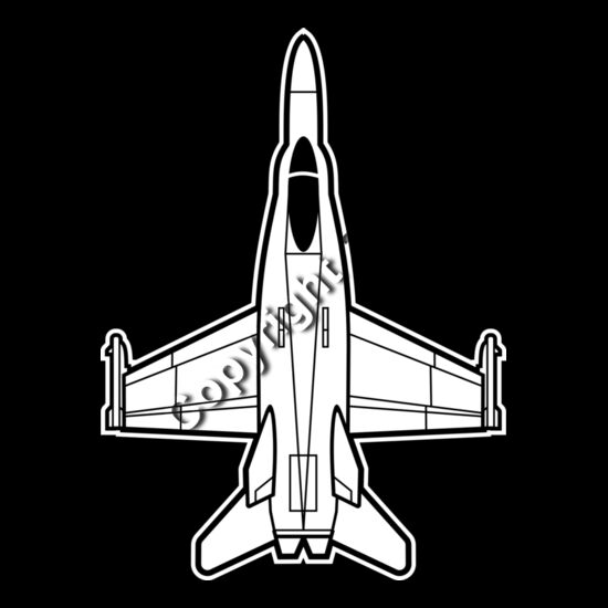 1039 FA18 Hornet Jet Thumbnail