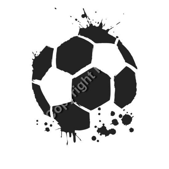 1057 Soccer Splatter Thumbnail