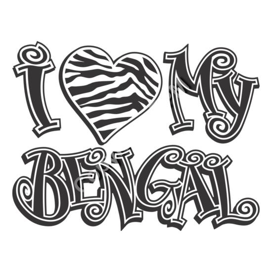 1016 I Heart My Bengal Thumbnail
