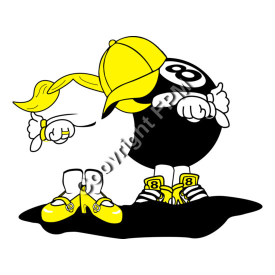 484 Cartoon Eight Balls Thumbnail