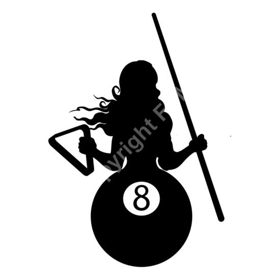 487 Girl Body 8 Ball Thumbnail
