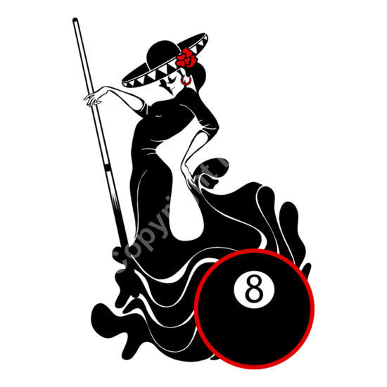 488 Spanish Dancer 8 Ball Thumbnail