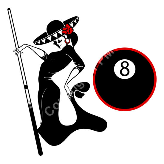 489 Spanish Dancer 8 Ball Thumbnail