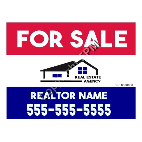 130 Real Estate Sign Template Thumbnail