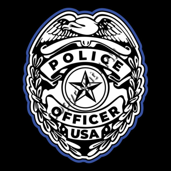 9085 Police Badge Thumbnail
