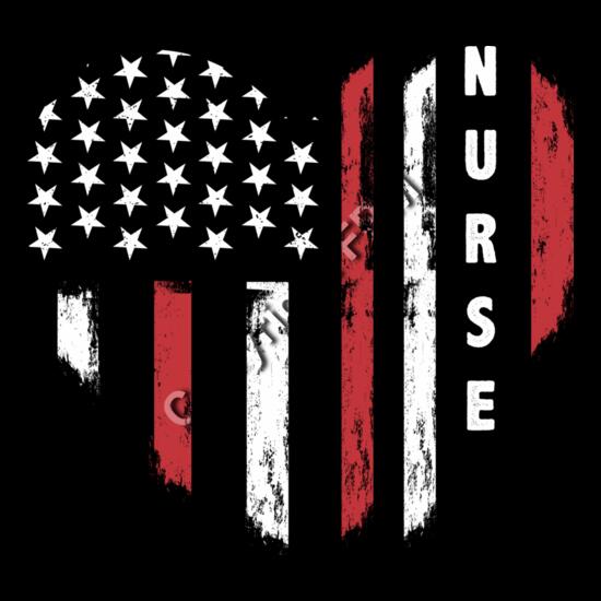 816 Nurse Heart Flag Thumbnail