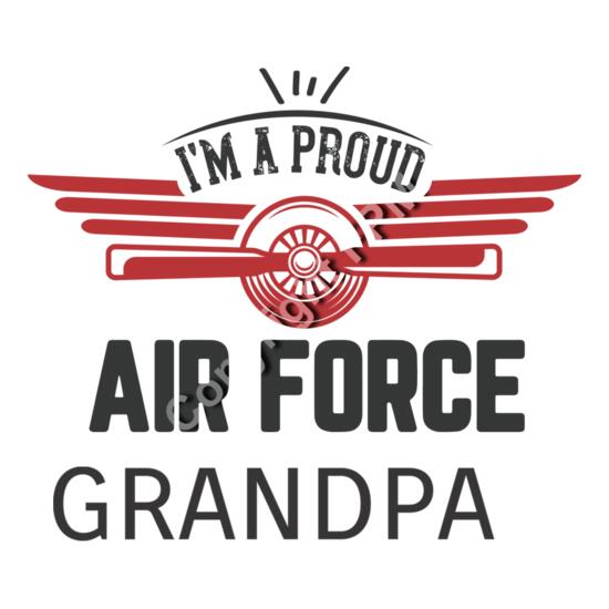 9030 I m a proud Air Force Template Thumbnail