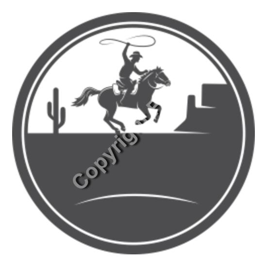640 Cowboy Emblem Thumbnail