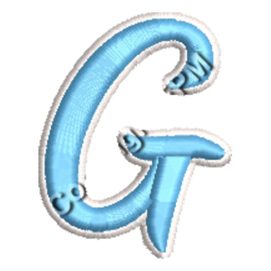 Letter G EMB502 Thumbnail