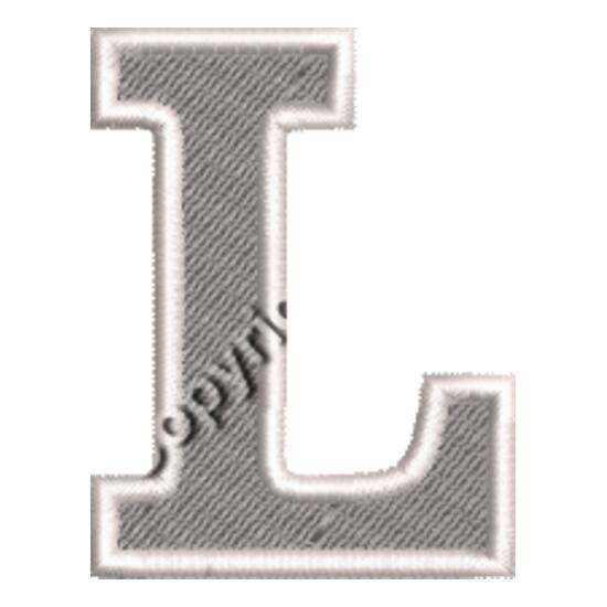 Letter L EMB501 Thumbnail