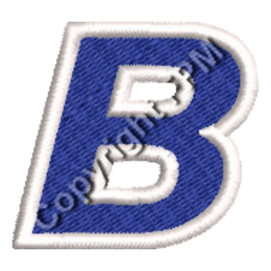 Letter B EMB524 Thumbnail