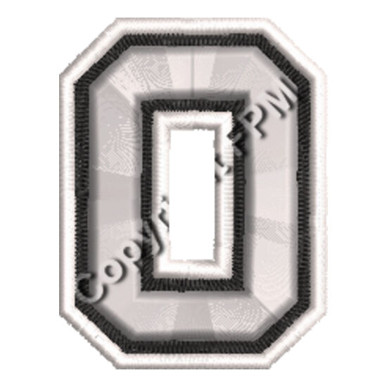 Letter O EMB 532 Thumbnail