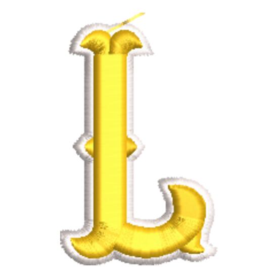 Letter L EMB536 Thumbnail