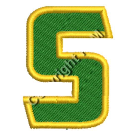 Letter S EMB542 Thumbnail